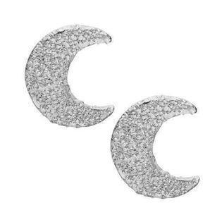 Christina Collect 925 sterling silver Sparkling Moons small glittering moons, model 671-S07